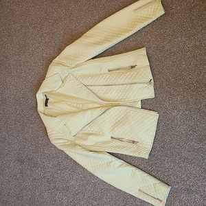 Vegan leather coat